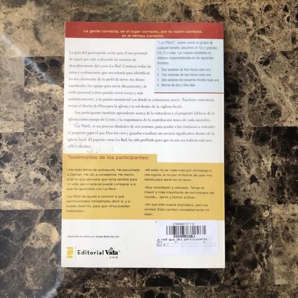 La Red Guiana Del Participants Bruce Bugbee Y Don Cousins Spanish Paperback 2007 - Picture 2 of 8